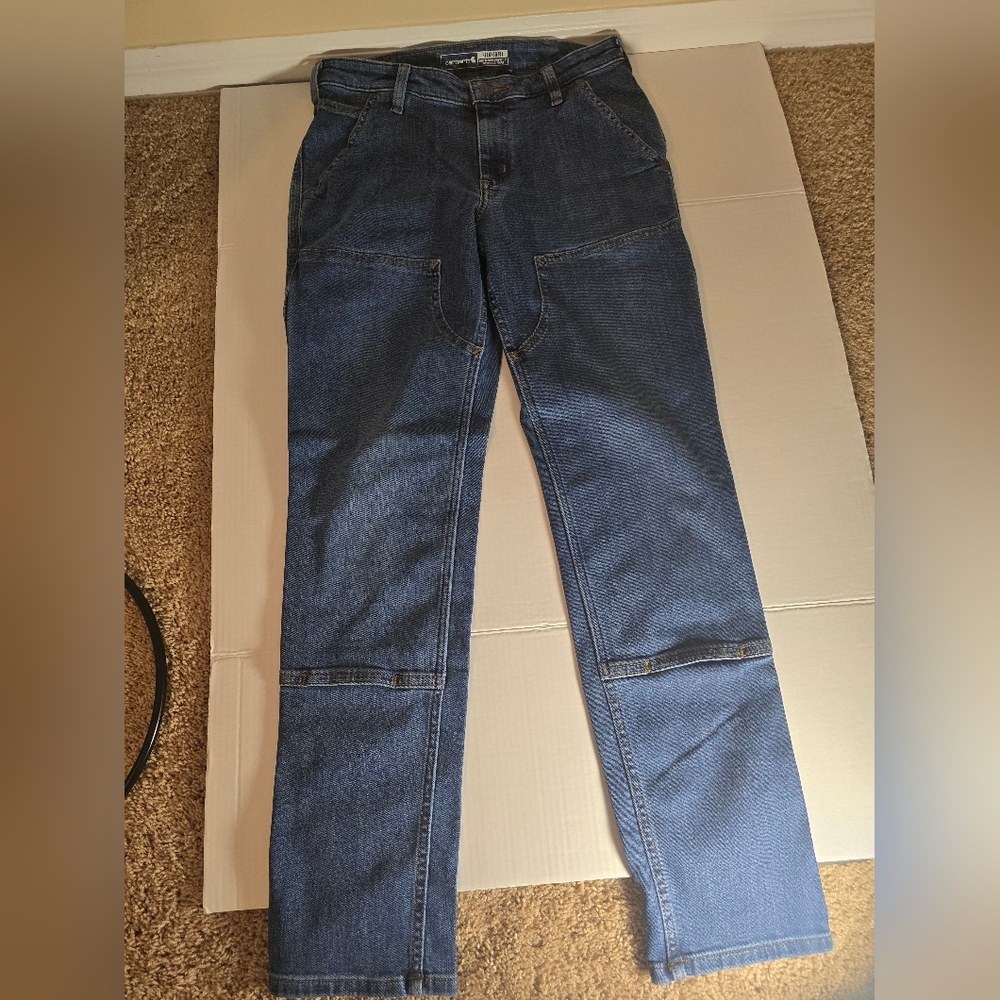 Carhartt Original Fit Straight Leg Blue jeans women’s size 6 Regular NWT